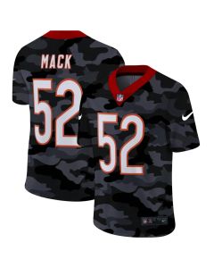 Men's Chicago Bears #52 Khalil Mack 2020 Camo Limited Stitched Jersey