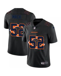 Men's Chicago Bears #52 Khalil Mack Black Shadow Logo Limited Stitched Jersey