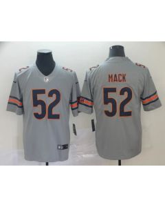 Men's Chicago Bears #52 Khalil Mack Silver Inverted Legend Stitched NFL Jersey