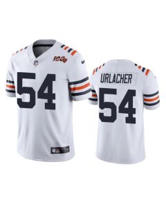 Men's Chicago Bears #54 Brian Urlacher White 2019 100th Season Limited Stitched NFL Jersey