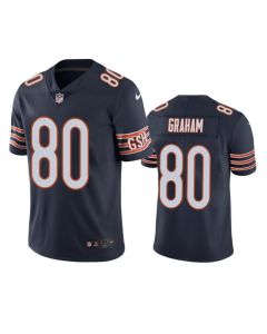 Men's Chicago Bears #80 Jimmy Graham Navy Vapor untouchable Limited Stitched Jersey