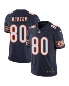 Men's Chicago Bears #80 Trey Burton Navy Blue Vapor Untouchable Limited Stitched NFL Jersey