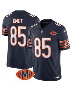 Men's Chicago Bears #85 Cole Kmet Navy 2025 F.U.S.E. With VMH Patch Vapor Untouchable Limited Stitched Football Jersey (Navy)