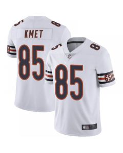 Men's Chicago Bears #85 Cole Kmet White Vapor untouchable Limited Stitched Jersey