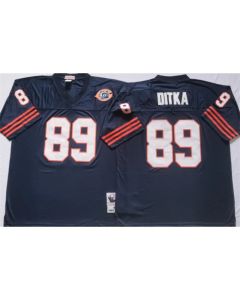 Men's Chicago Bears #89 DITKA Navy Limited Stitched Jersey