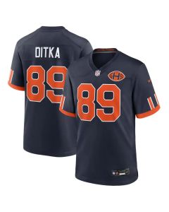 Men's Chicago Bears #89 Mike Ditka Nike Navy 2026 Rivalries Collection Game Jersey (Navy)