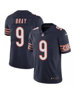 Men's Chicago Bears #9 Tyler Bray Navy Blue Vapor Untouchable Limited Stitched NFL Jersey