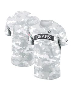 Men's Chicago Bears Arctic Camo 2024 Salute To Service Performance T-Shirt (Camo)