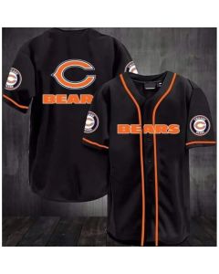Men's Chicago Bears Baseball Jersey Shirt