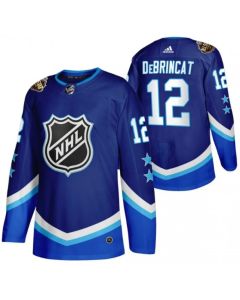 Men's Chicago Blackhawks #12 Alex DeBrincat 2022 All-Star Blue Stitched Jersey