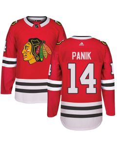 Men's Chicago Blackhawks #14 Richard Panik Red Stitched NHL Jersey