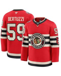 Men's Chicago Blackhawks #59 Tyler Bertuzzi Red 2024-25 Winter Classic Stitched Hockey Jersey