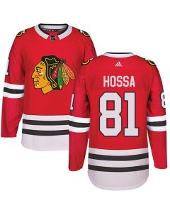 Men's Chicago Blackhawks #81 Marian Hossa Red Stitched NHL Jersey