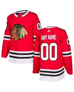 Men's Chicago Blackhawks Custom Name Number Size NHL Stitched Jersey