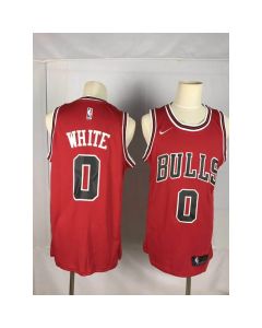 Men's Chicago Bulls #0 Coby White Red 2019 Stitched NBA Jersey