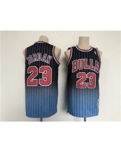 Men's Chicago Bulls #23 Michael Jordan Black Throwback Stitched Jersey (Black)