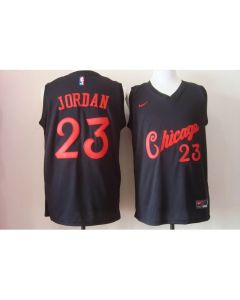 Men's Chicago Bulls #23 Michael Jordan New Black Fashion Stitched NBA Jersey