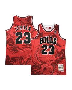 Men's Chicago Bulls #23 Michael Jordan Red Stitched Basketball Jersey (Red)