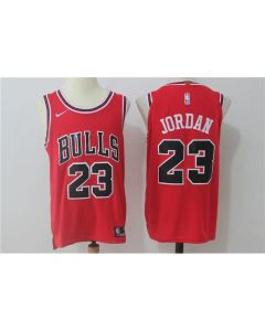 Men's Chicago Bulls #23 Michael Jordan Red Stitched NBA Jersey