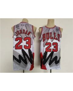 Men's Chicago Bulls #23 Michael Jordan Throwback basketball Jersey
