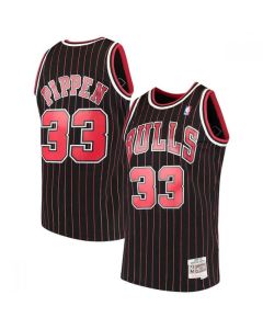 Men's Chicago Bulls #33 Scottie Pippen 1995-96 Stitched NBA Jersey