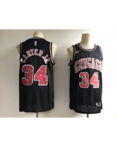 Men's Chicago Bulls #34 Wendell Carter Jr. Black Statement Edition Swingman Stitched NBA Jersey