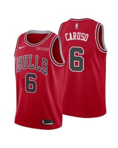 Men's Chicago Bulls #6 Alex Caruso Red Edition Swingman Stitched Basketball Jersey