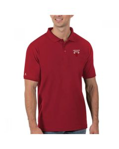 Men's Chicago Bulls Antigua Red Legacy Pique Polo