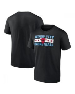 Men's Chicago Bulls Black Basketball T-Shirt (Style 2)