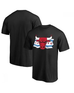Men's Chicago Bulls Black Basketball T-Shirt (Style 3)