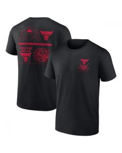 Men's Chicago Bulls Black Basketball T-Shirt (Style 8)