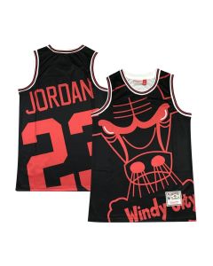 Men's Chicago Bulls Black Stitched Basketball Jersey (Black)