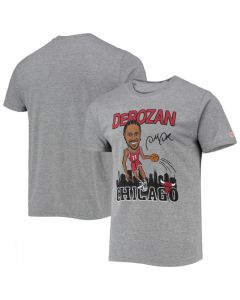 Men's Chicago Bulls Grey Basketball T-Shirt