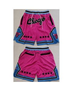 Men's Chicago Bulls Pink Shorts (Run Small)