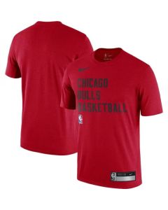 Men's Chicago Bulls Red 2023/24 Sideline Legend Performance Practice T-Shirt