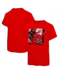 Men's Chicago Bulls Red Basketball T-Shirt (Red)