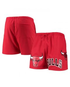 Men's Chicago Bulls Red Chenille Shorts