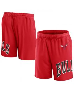 Men's Chicago Bulls Red Free Throw Mesh Shorts