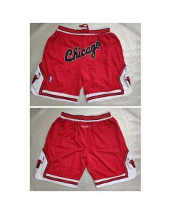 Men's Chicago Bulls Red Shorts (Run Small)