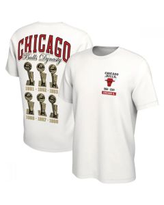 Men's Chicago Bulls White Basketball T-Shirt (Style 2)