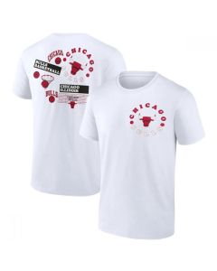 Men's Chicago Bulls White Basketball T-Shirt