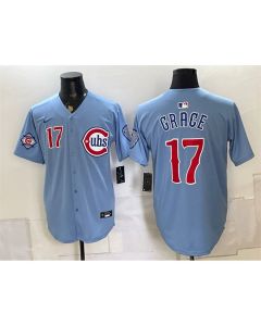 Men's Chicago Cubs #17 Mark Grace Blue 2026 2nd Alternate Limited Baseball Jersey