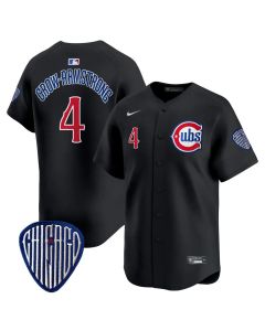 Men's Chicago Cubs #4 Pete Crow-Armstrong Blue Alternate Vapor Premier Limited Jersey (Blue)