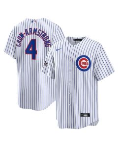 Men's Chicago Cubs #4 Pete Crow-Armstrong White 2025 MLB All-Star Game Road Replica Player Jersey (White)
