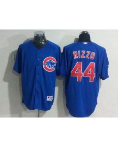 Men's Chicago Cubs #44 Anthony Rizzo Blue Cool Base Stitched MLB Jersey (Blue)