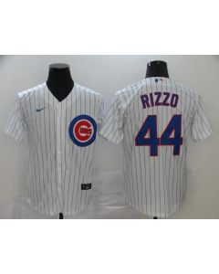 Men's Chicago Cubs #44 Anthony Rizzo White Cool Base Stitched MLB Jersey