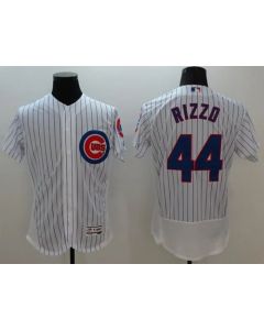 Men's Chicago Cubs #44 Anthony Rizzo White Flexbase Authentic Collection Stitched MLB Jersey