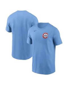 Men's Chicago Cubs Baby Blue Alternate Wordmark T-Shirt (Alternate)
