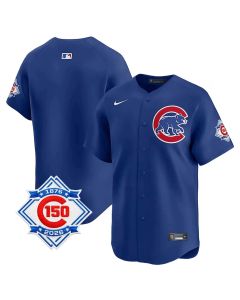 Men's Chicago Cubs Royal Nike Alternate Vapor Limited 150th Anniversary Patch Jersey (Royal)