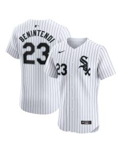 Men's Chicago White Sox #23 Andrew Benintendi White Home Elite Player Jersey (White)